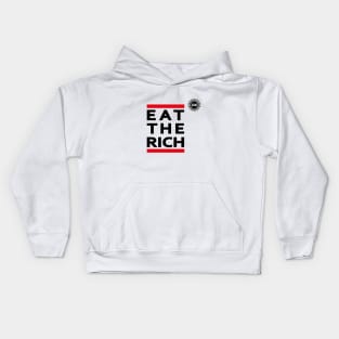 uaw eat the rich Kids Hoodie